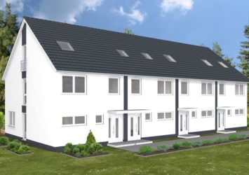 MODERNE NEUBAU REIHENHÄUSER MIT EIGENEM GRUNDSTÜCK UND GARAGE